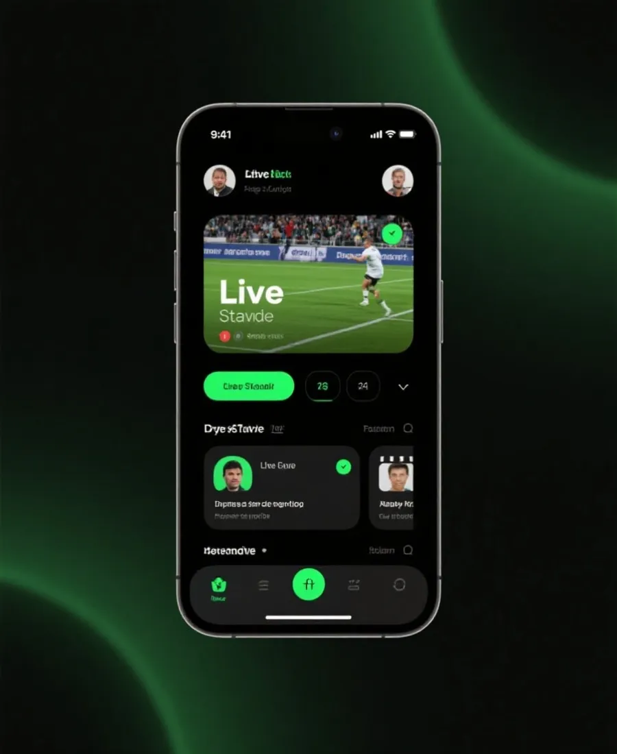 世界杯直播APP界面预览